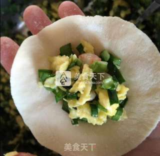 素三鲜水饺 韭菜鸡蛋虾仁水饺的做法步骤：8