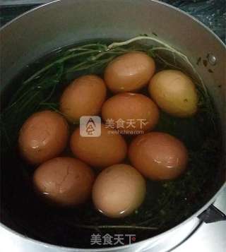 荠菜花煮鸡蛋的做法步骤：8