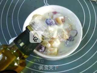 亚麻籽油酸奶水果捞的做法步骤：8