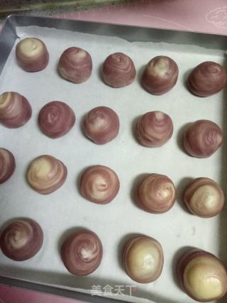 紫薯豆沙酥的做法步骤：21