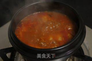 韩式泡菜豆腐汤的做法步骤：8