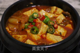 韩式泡菜豆腐汤的做法步骤：10