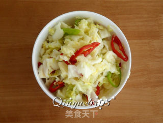 【山西】圆白菜腌菜的做法步骤：5