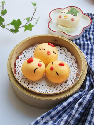【江苏】萌小鸡豆沙包的做法步骤：15