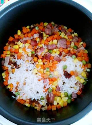 腊肉焖米饭的做法步骤：14