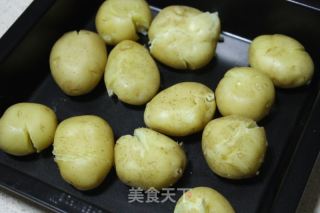 超简单易做香烤小土豆的做法步骤：5