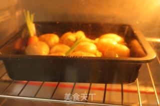 超简单易做香烤小土豆的做法步骤：7