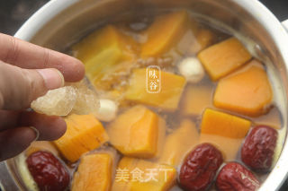 南瓜红枣莲子甜汤的做法步骤：4