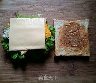 火腿芝士三明治的做法步骤：8