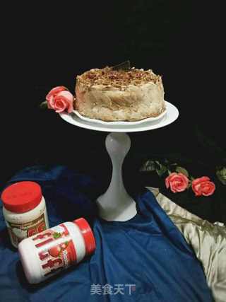 FLUFF焦糖棉花糖可可戚风蛋糕（8寸）的做法步骤：19