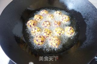 玉米片紫薯球的做法步骤：6