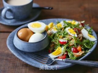 鸡蛋蔬菜沙拉的做法步骤：10