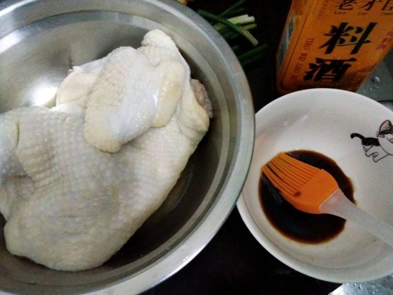 电饭煲手撕鸡的做法步骤：3