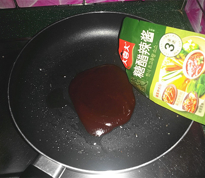 韩式糖醋肉的做法步骤：9