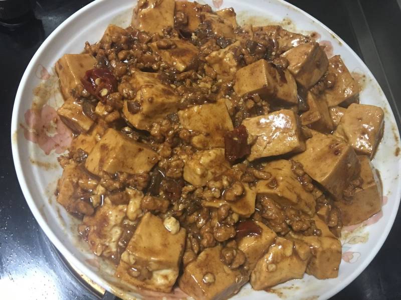 麻婆豆腐的做法步骤：12