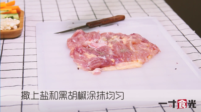 咖喱鸡肉卷的做法步骤：2