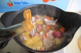 日式土豆牛肉汤的做法步骤：14