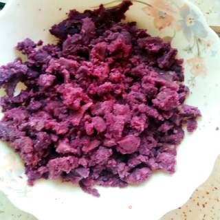 紫薯馅的做法步骤：1