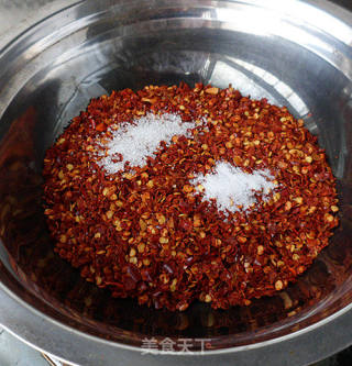 自制辣椒油的做法步骤：5