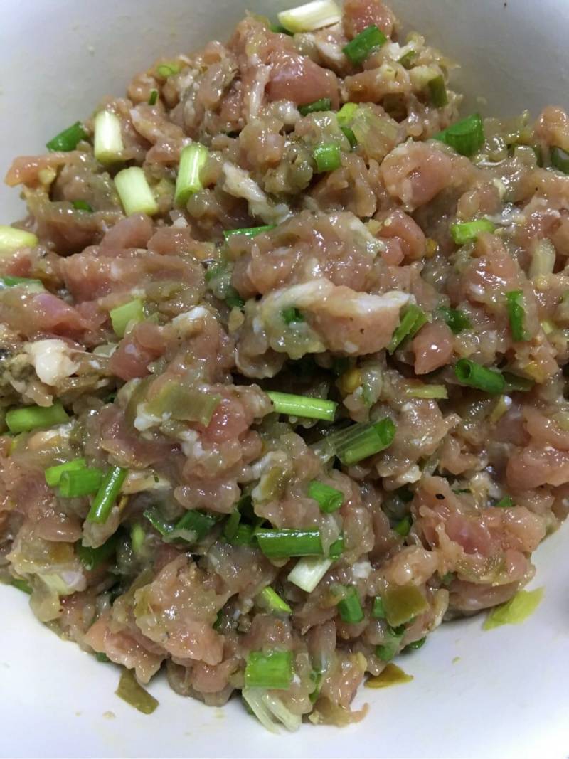 老坛酸菜煎饼(发面版)的做法步骤：1