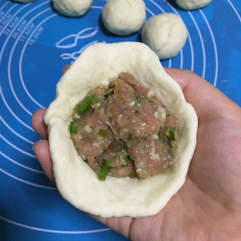 老坛酸菜煎饼(发面版)的做法步骤：4