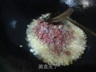 杏鲍菇牛肉酱的做法步骤：7
