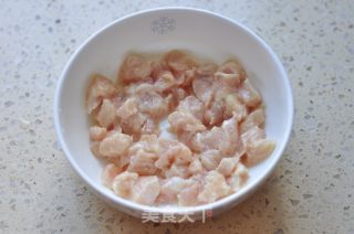 燕麦香菇鸡丁窝蛋粥的做法步骤：5
