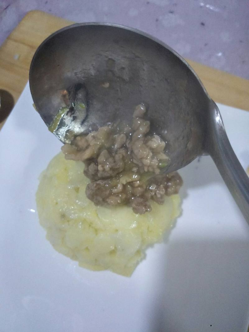 绝味肉末土豆泥的做法步骤：13