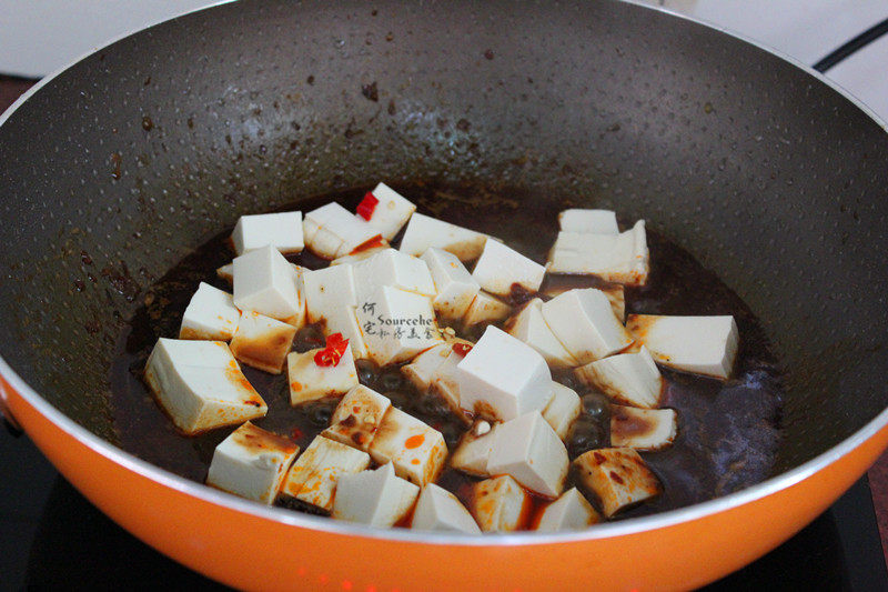 鲜香麻辣开胃菜，麻婆豆腐的做法步骤：5