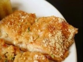 KFC美味自制—【鸡汁土豆泥+香酥三文鱼】的做法步骤：9