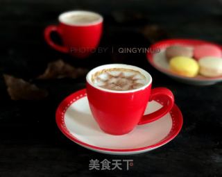 #东菱意式咖啡机试用#雕花咖啡的做法步骤：11