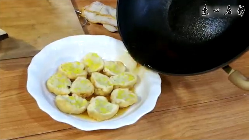 庄青山：这个豆泡有点酷，馅料一层叠一层，打造超暖冬蒸物的做法步骤：22