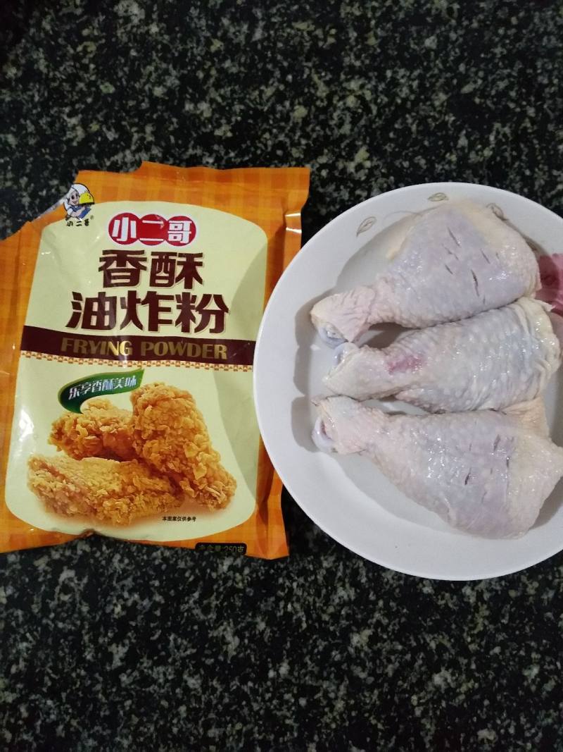 酥脆炸鸡腿的做法步骤：1