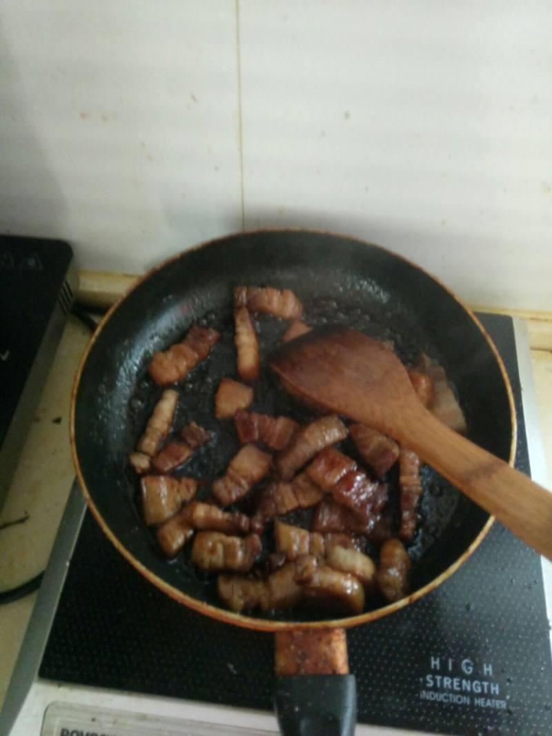 鹌鹑红烧肉的做法步骤：12