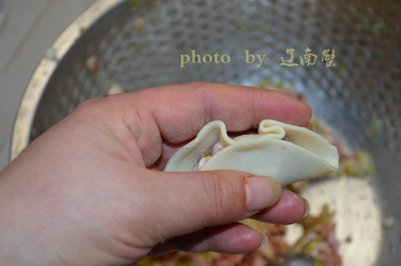 白菜饺子，过年一定要吃，百财饺子啊的做法步骤：8