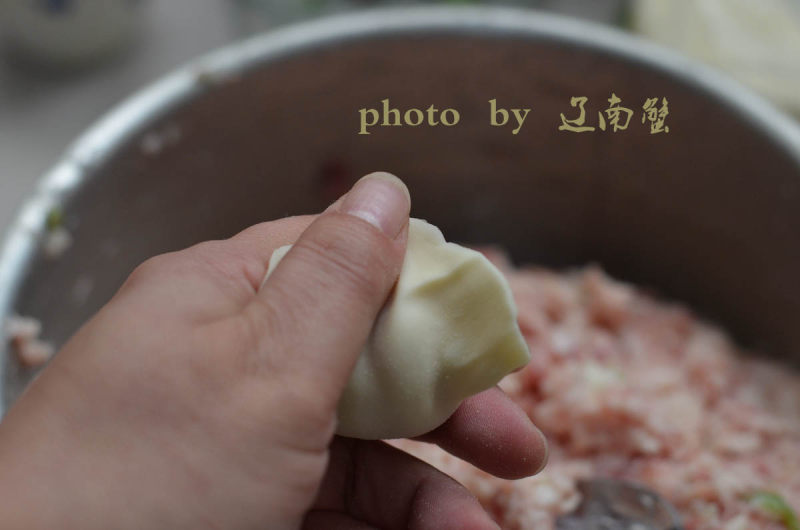 莲藕肉饺子，口感超级棒的饺子的做法步骤：12