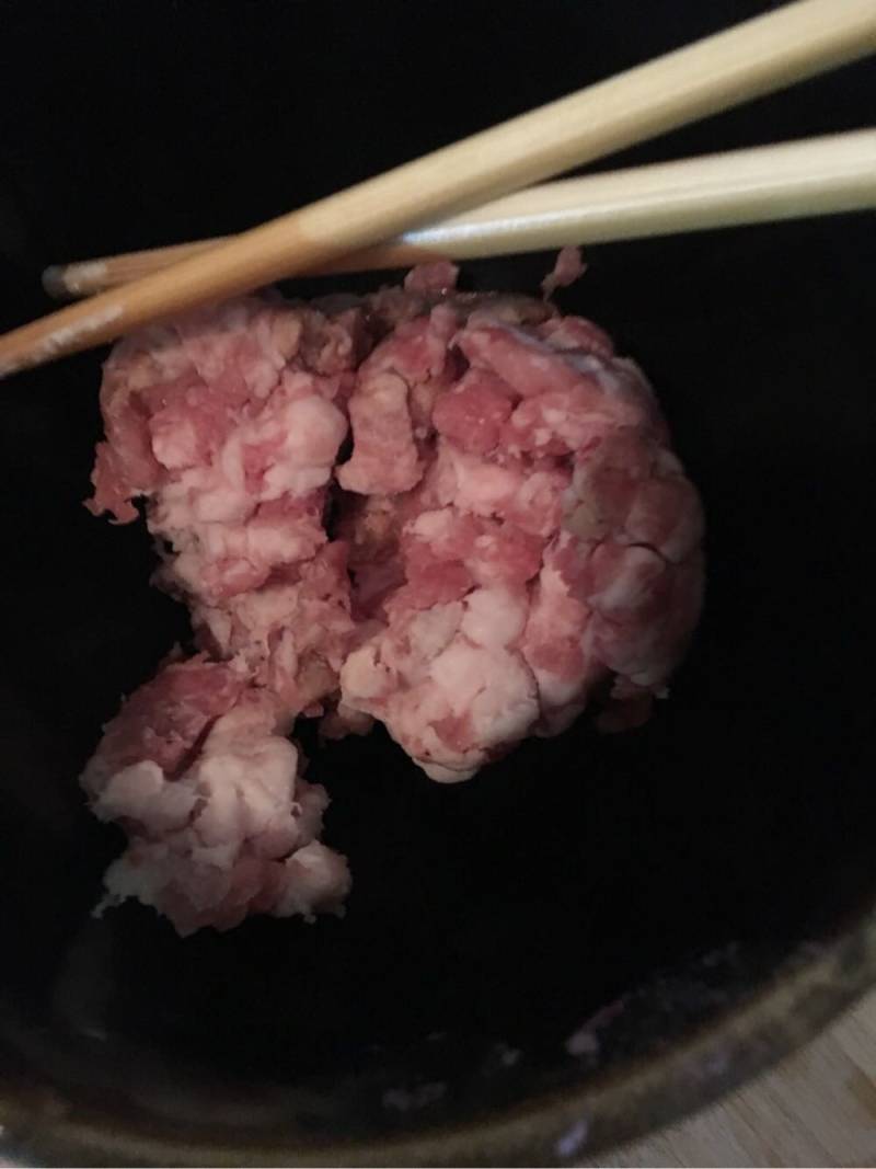 蒸蒸日上～～蒸蔬菜肉夹的做法步骤：1