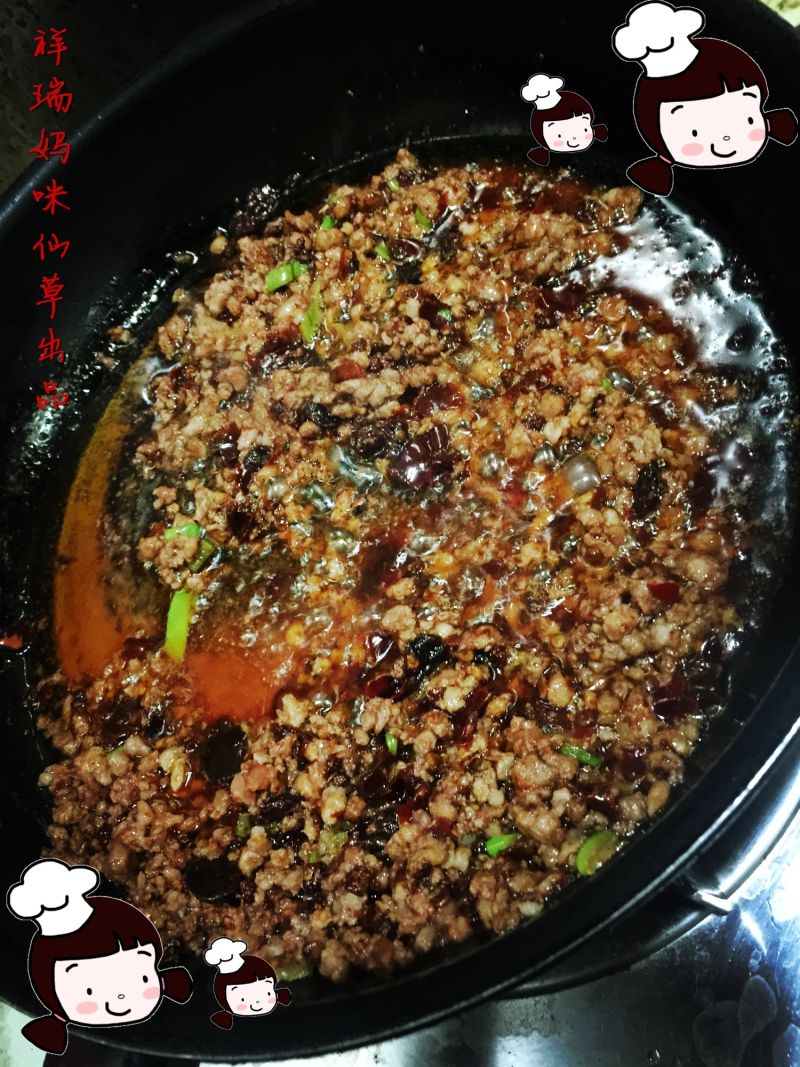 仙草阁私房菜（素食主义）--腊月十四先开胃麻婆豆腐的做法步骤：7