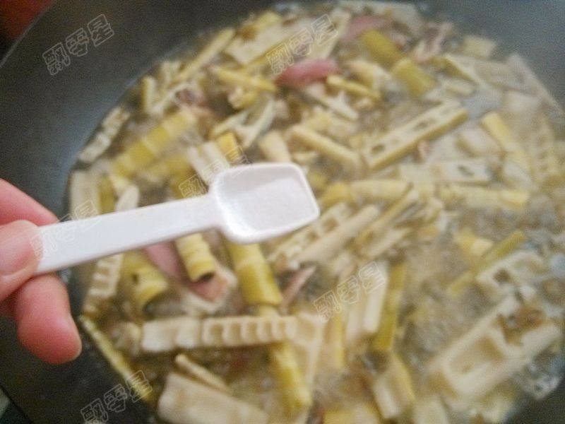 雪菜腊肉春笋的做法步骤：12