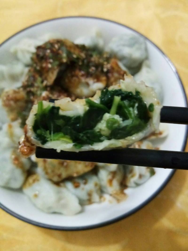 菠菜鸡蛋饺子的做法步骤：16