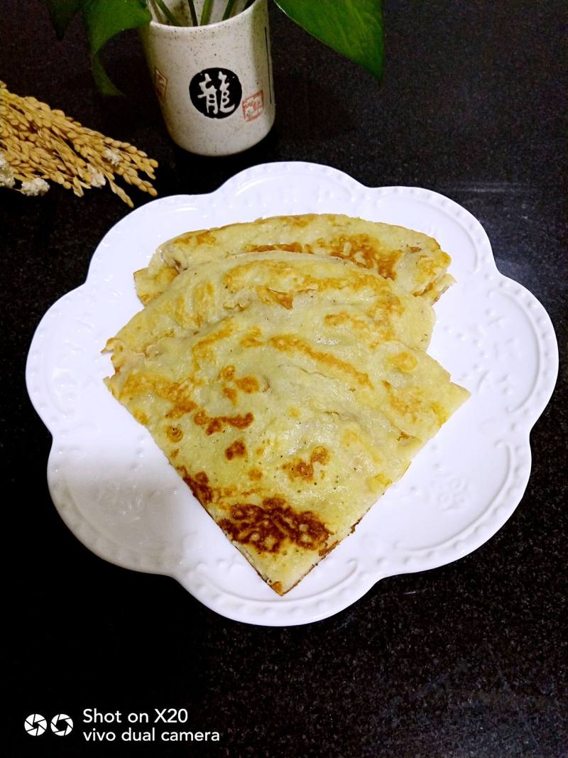 快手夜餐～香蕉饼的做法步骤：6