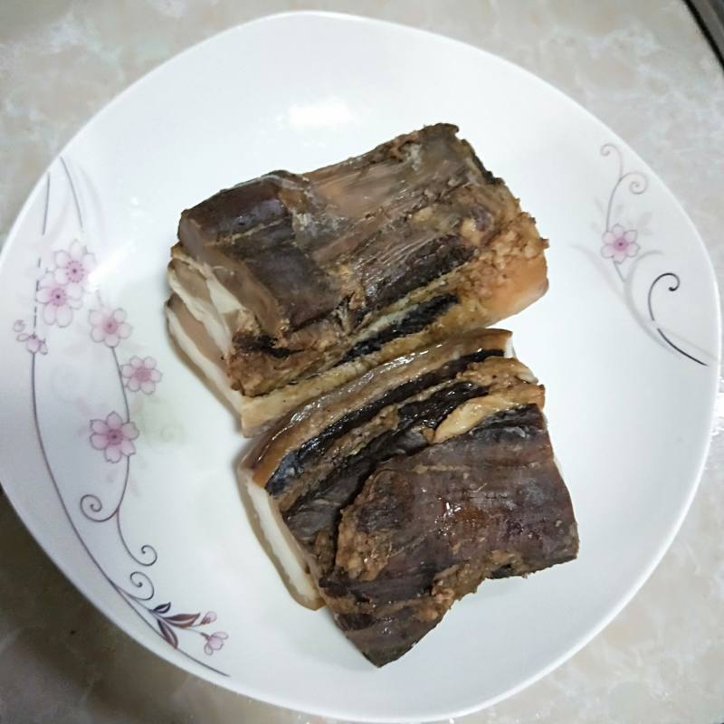 妈妈的味道——腊肉烧豌豆米的做法步骤：3