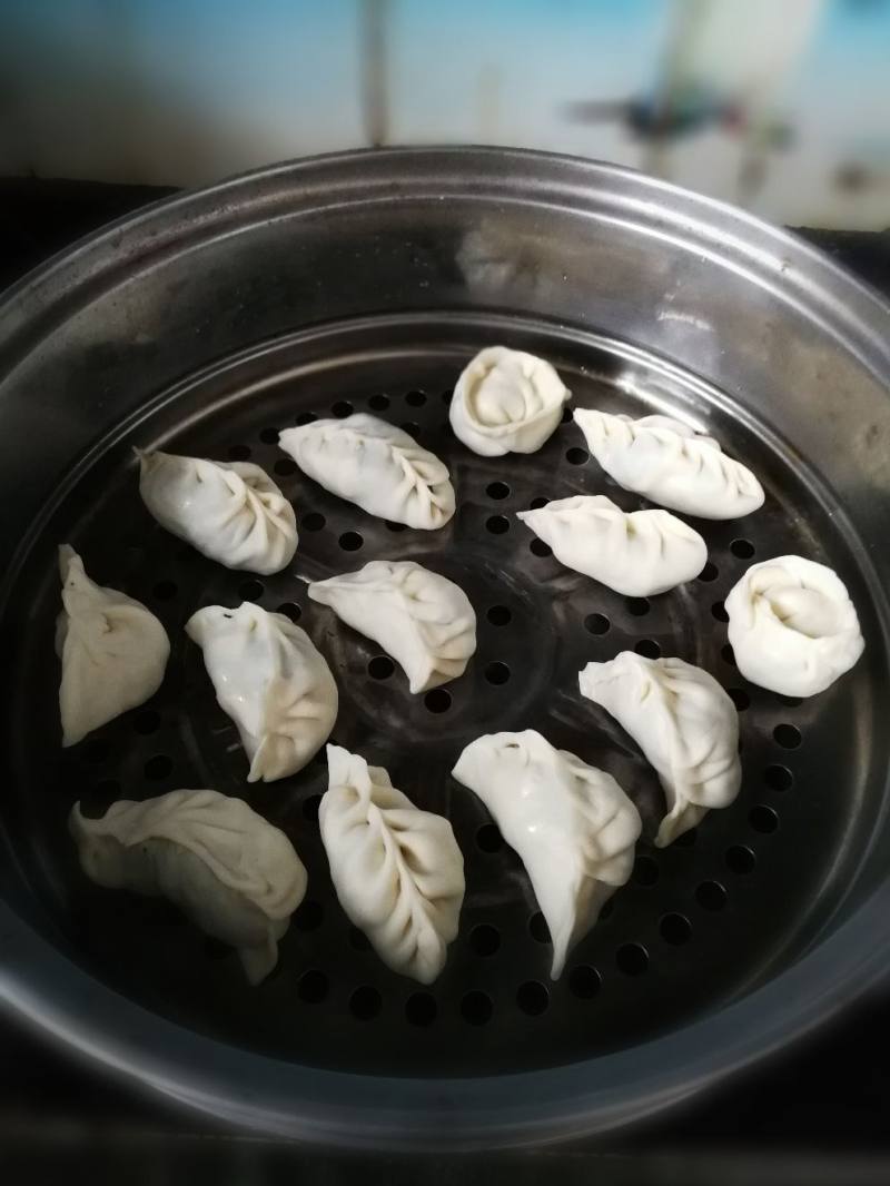 菠菜素饺子的做法步骤：17