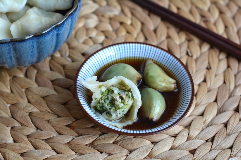 猪肉芹菜叶饺子的做法步骤：10