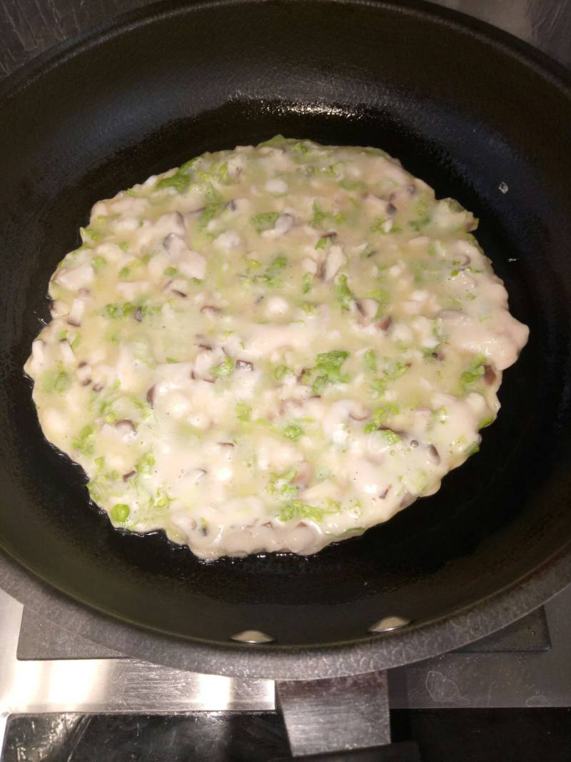 “花样美食”鸡肉香菇软饼的做法步骤：6