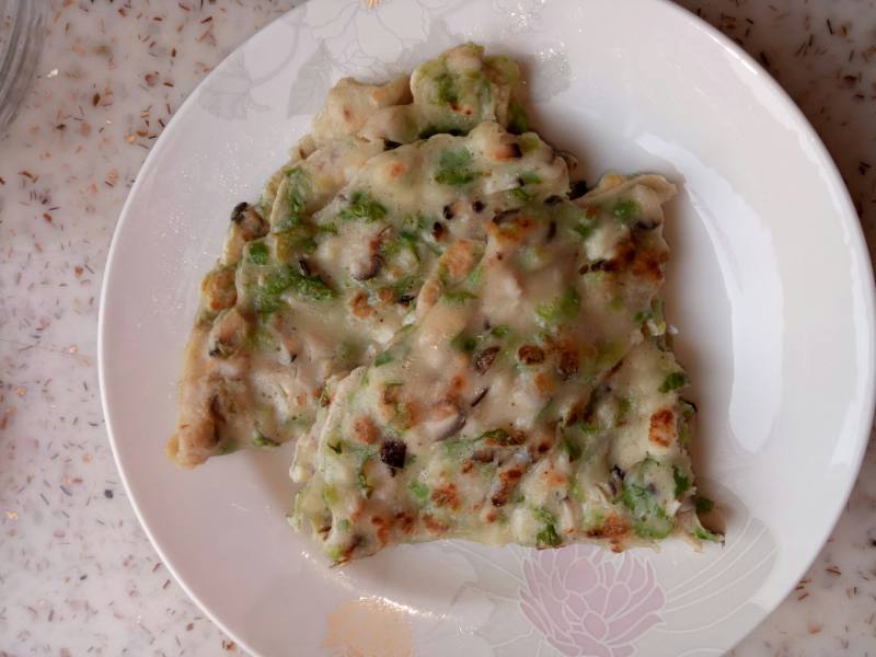 “花样美食”鸡肉香菇软饼的做法步骤：9