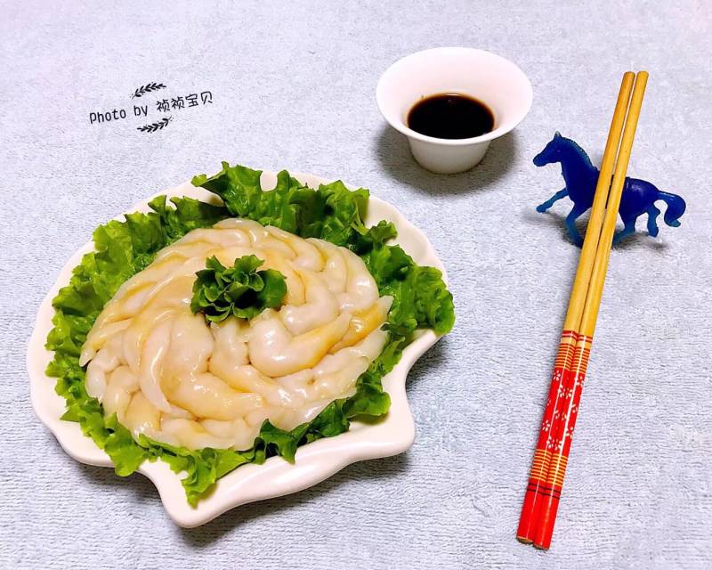 鸟贝刺身#凉拌菜#的做法步骤：11