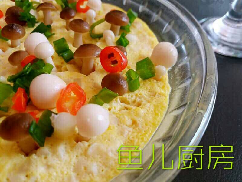 鸡蛋豆腐双菇羹──“鱼儿厨房”私房菜的做法步骤：15