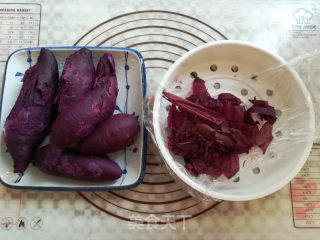 奶香紫薯泥的做法步骤：4