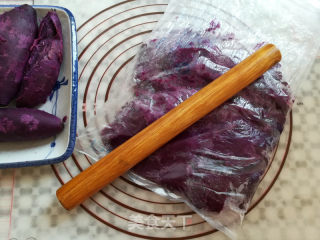 奶香紫薯泥的做法步骤：6